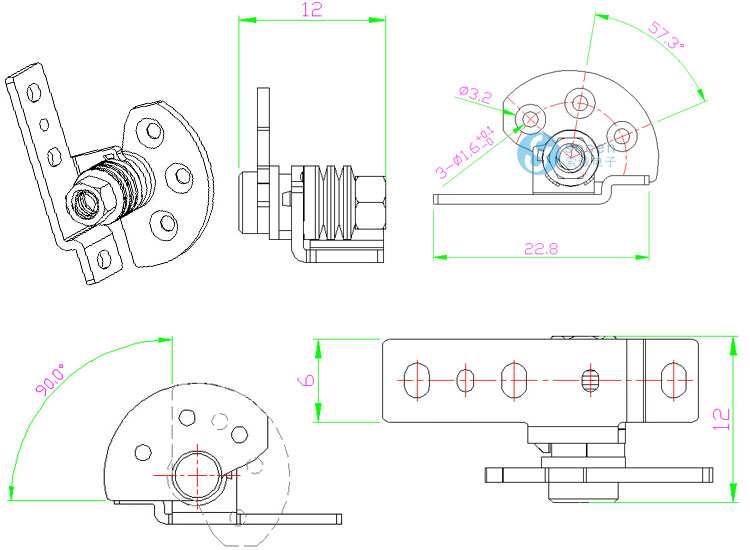 平板支架轉(zhuǎn)軸